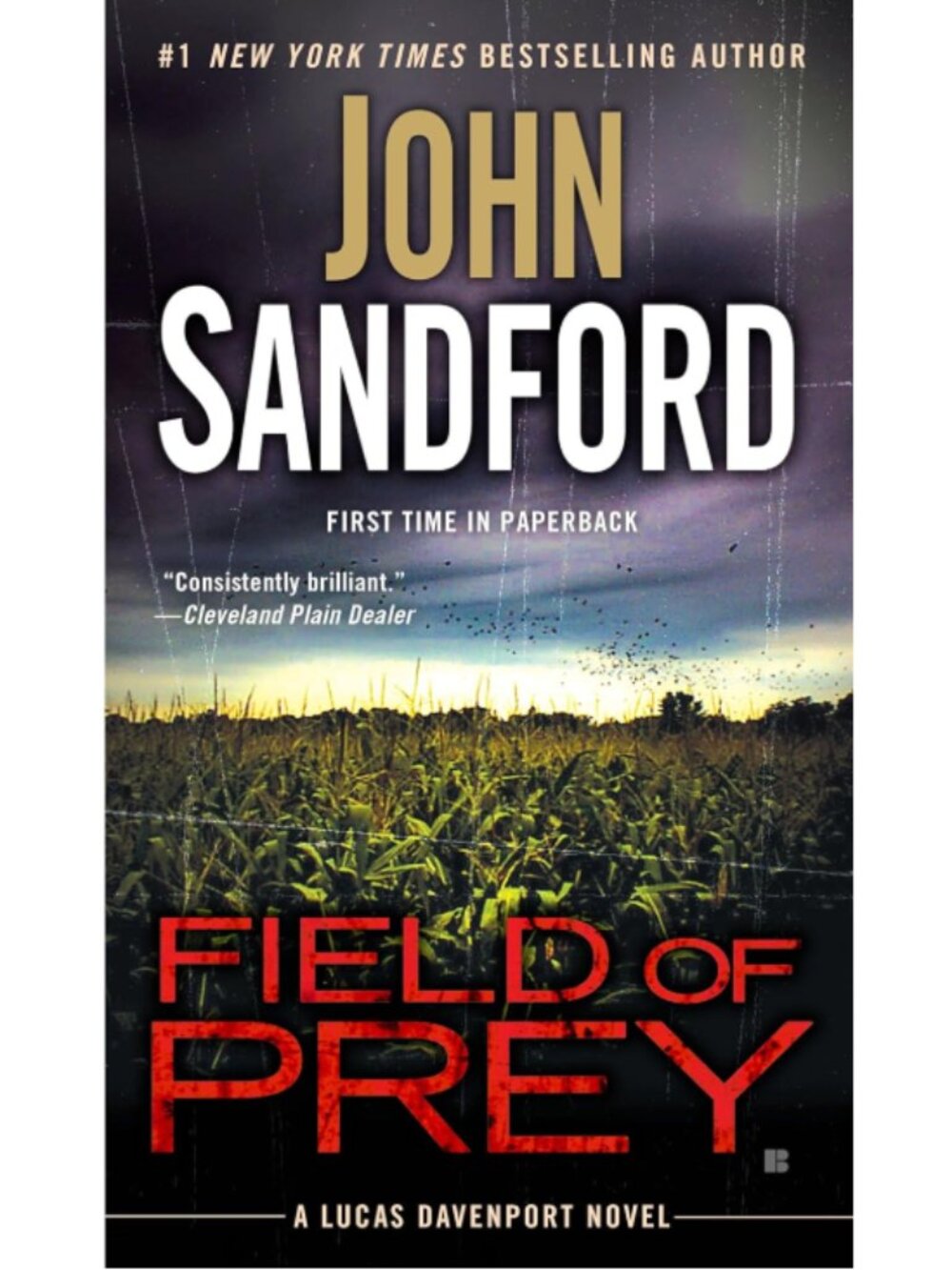 5/$15 Book Field of Prey Sandford Lucas Davenport 24 MMPB Long Tall Mystery